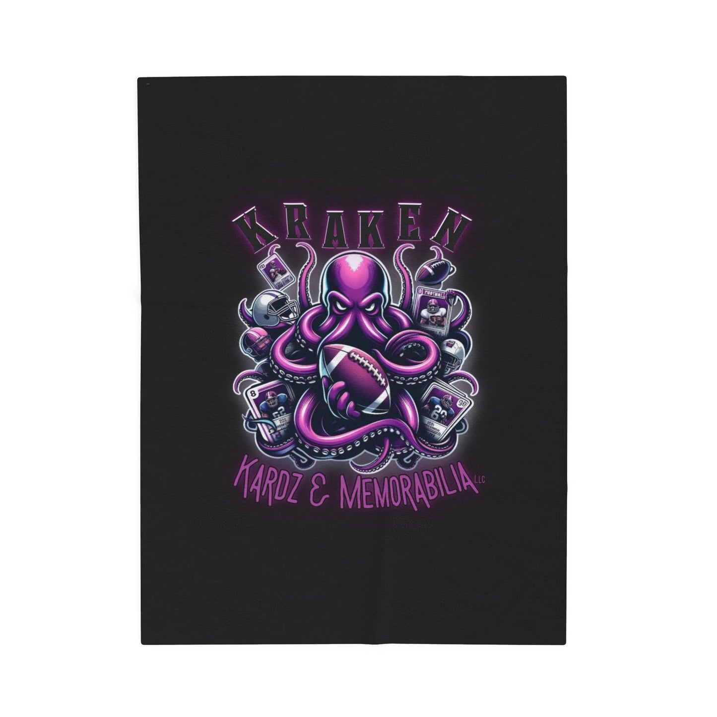 Kraken Kardz & Memorabilia Plush Blanket - Cozy Throw