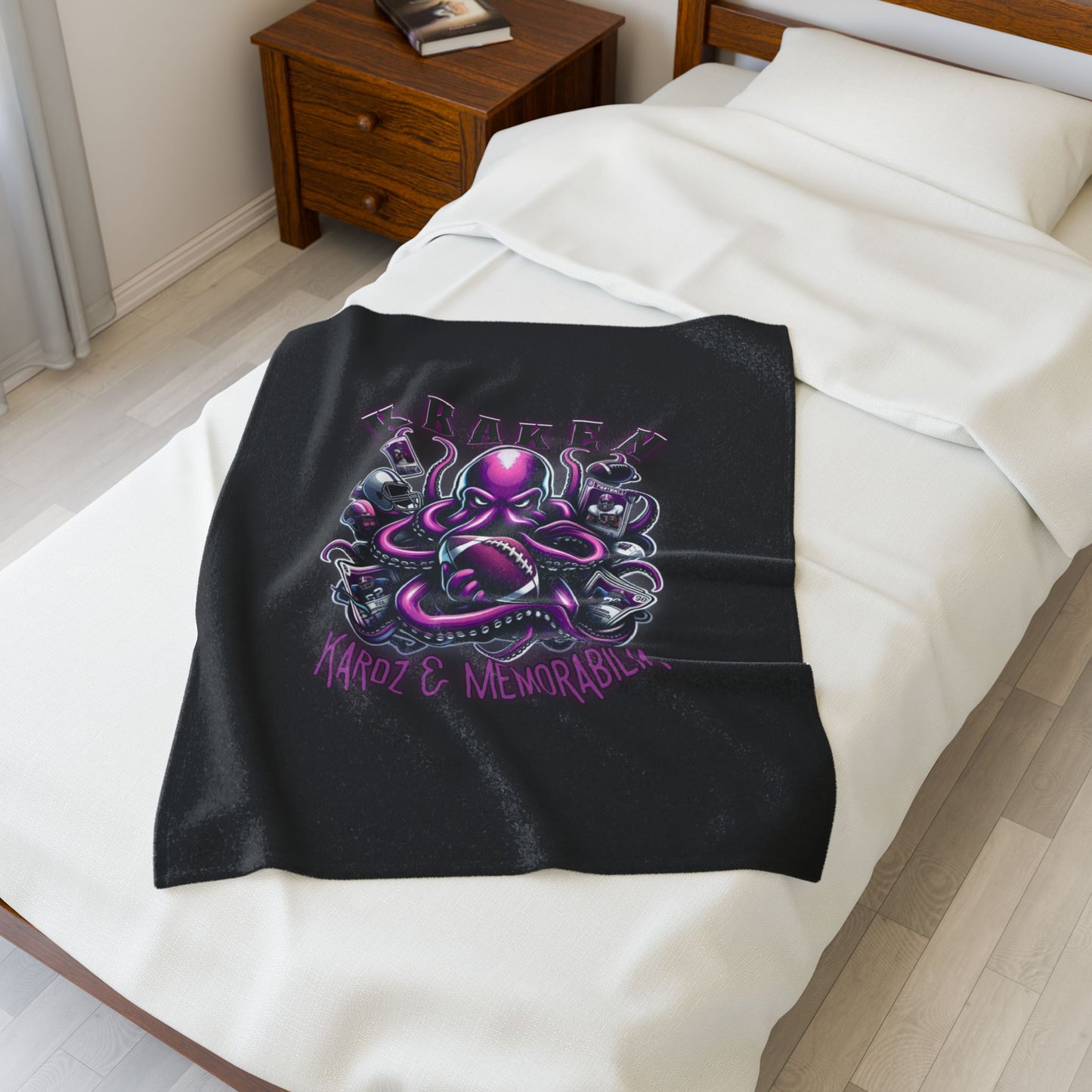 Kraken Kardz & Memorabilia Plush Blanket - Cozy Throw