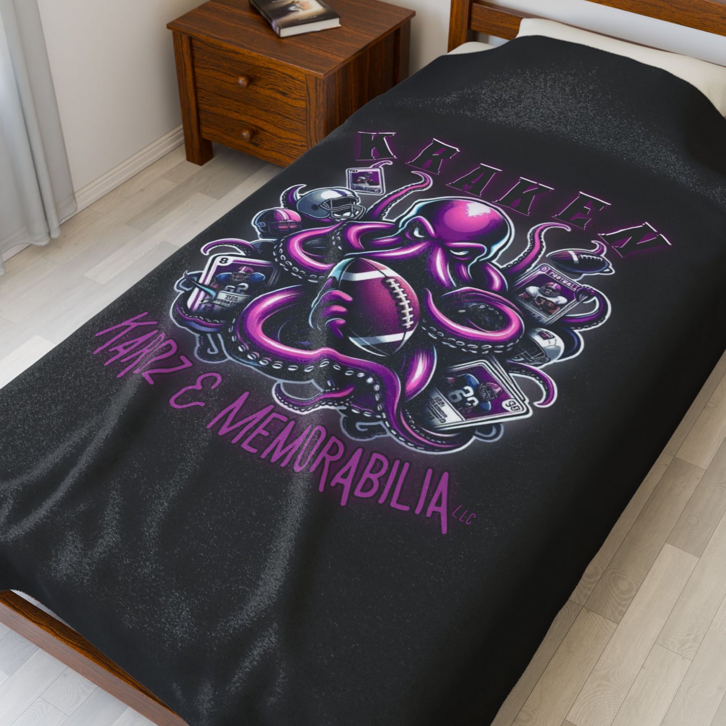 Kraken Kardz & Memorabilia Plush Blanket - Cozy Throw