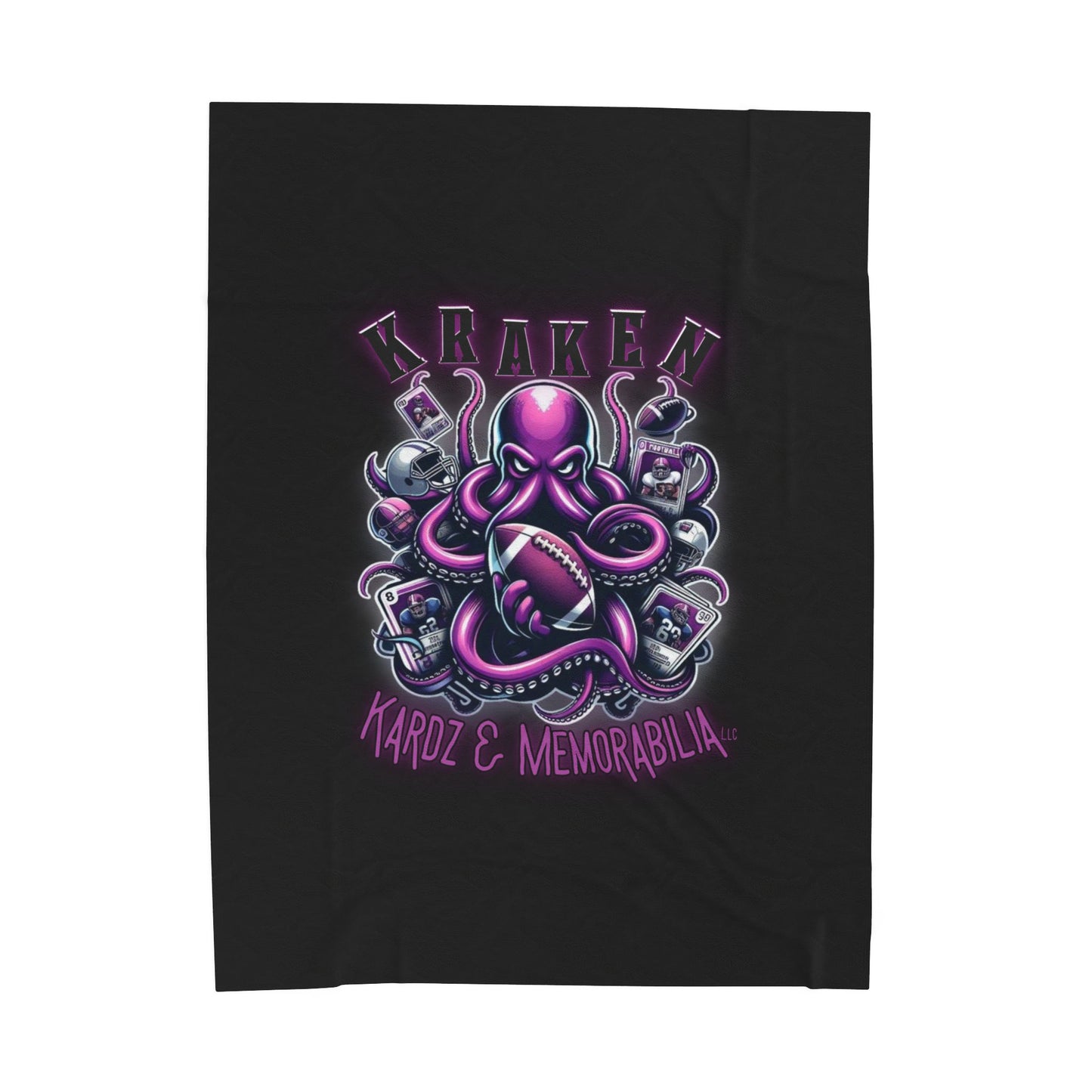 Kraken Kardz & Memorabilia Plush Blanket - Cozy Throw