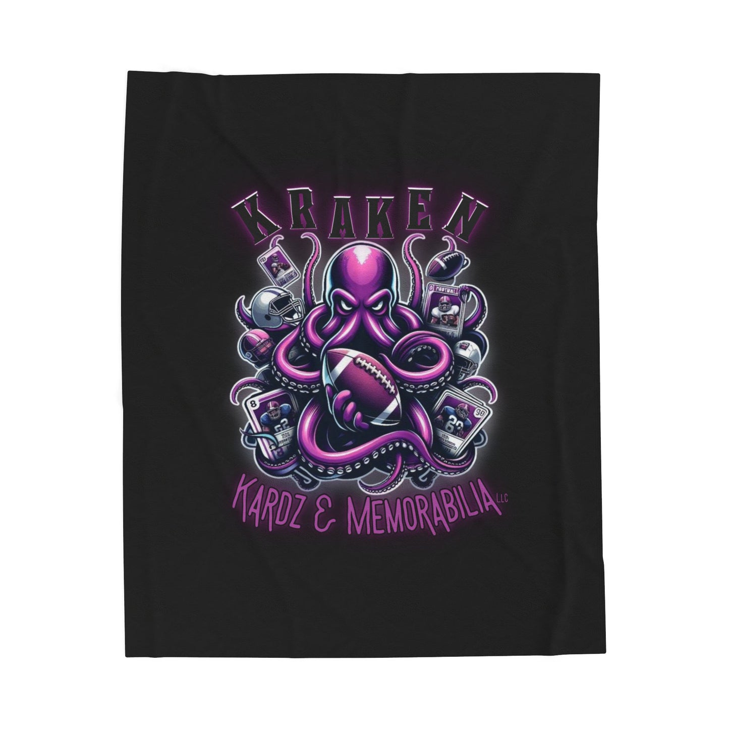 Kraken Kardz & Memorabilia Plush Blanket - Cozy Throw