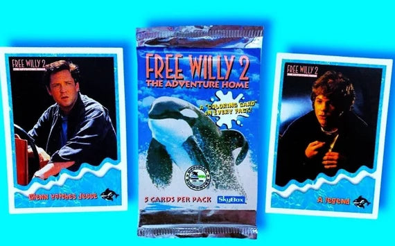 1995 SkyBox Free Willy 2: The Adventure Home - 5 Card Retail Pack