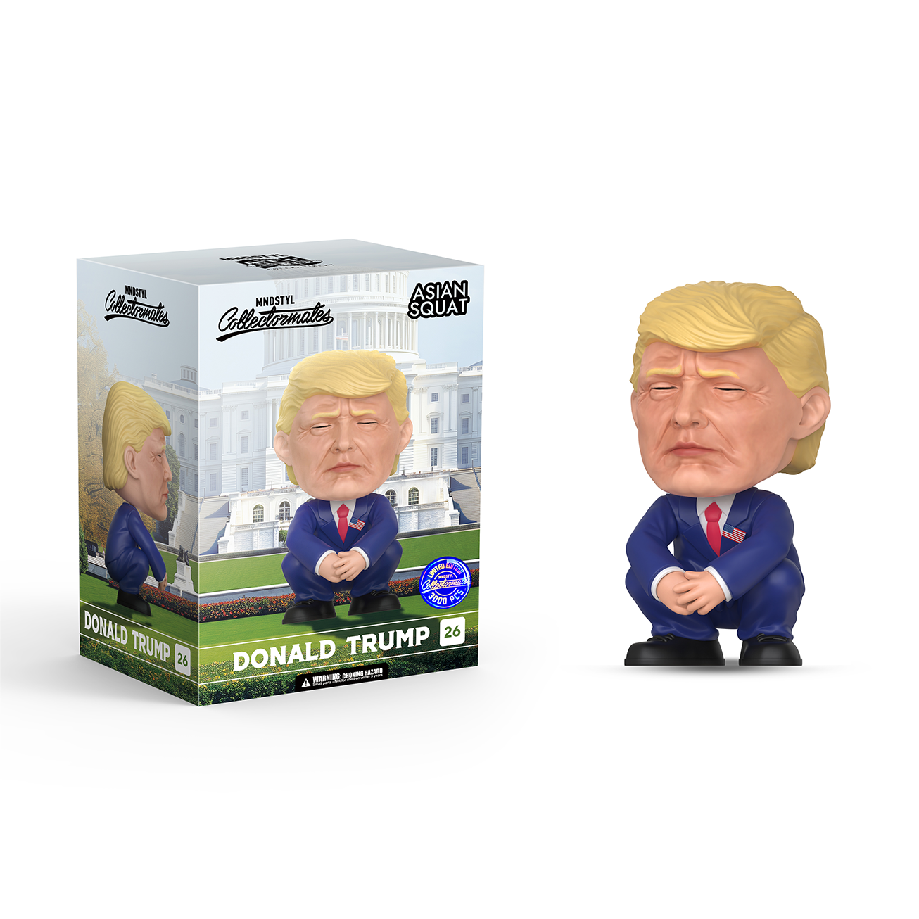 MNDSTYL Donald Trump - Asian Squat