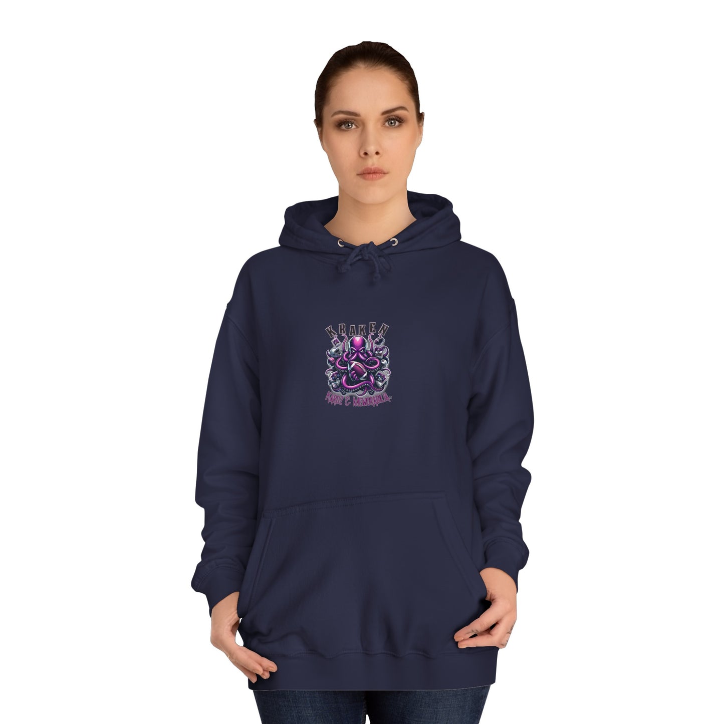 Unisex College Hoodie - Lets Get Kraken