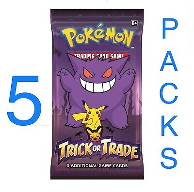 Pokémon Trick or Trade BOOster Bundle – 5-Pack Set 🎃👻